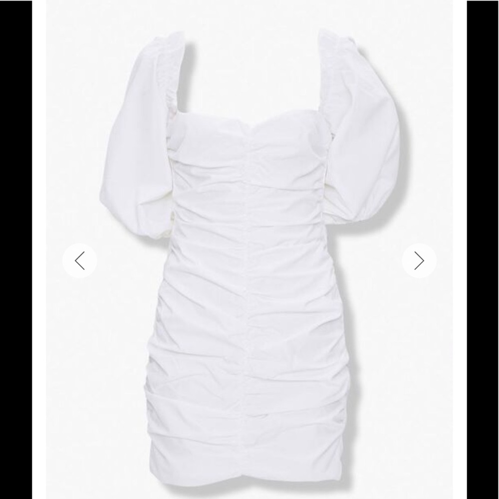 ⚡️3 for $25 FOREVER21 Ruched Sweetheart Dress